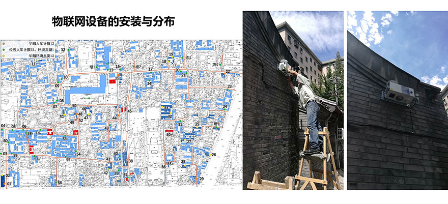 北京市西城区历史文化保护区物联网设备的安装与分布